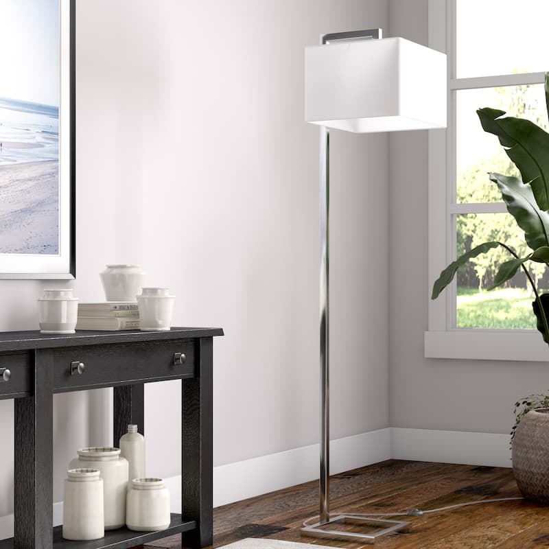 Grayson 68" Tall Floor Lamp with Fabric Shade