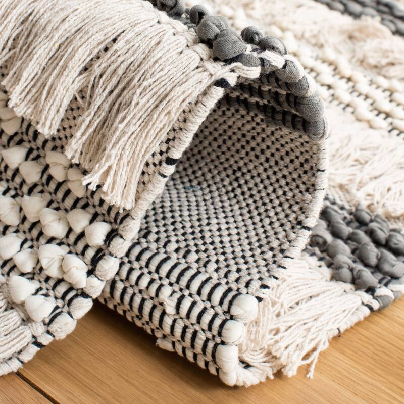 SAFAVIEH Handmade Natura Jaidyn Stripe Rug