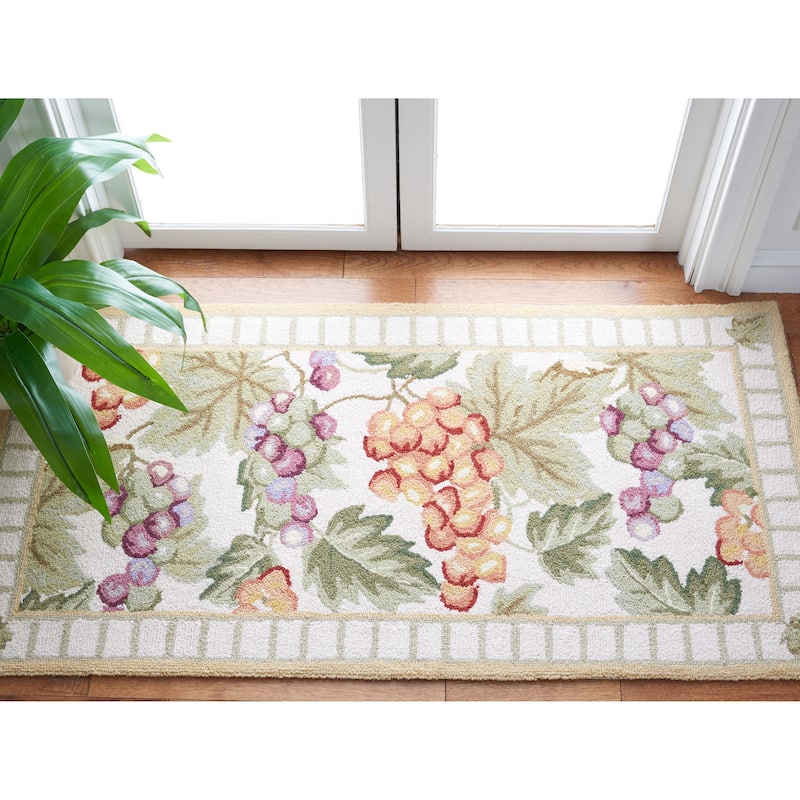 SAFAVIEH Handmade Chelsea Puzzle French Country Wool Rug