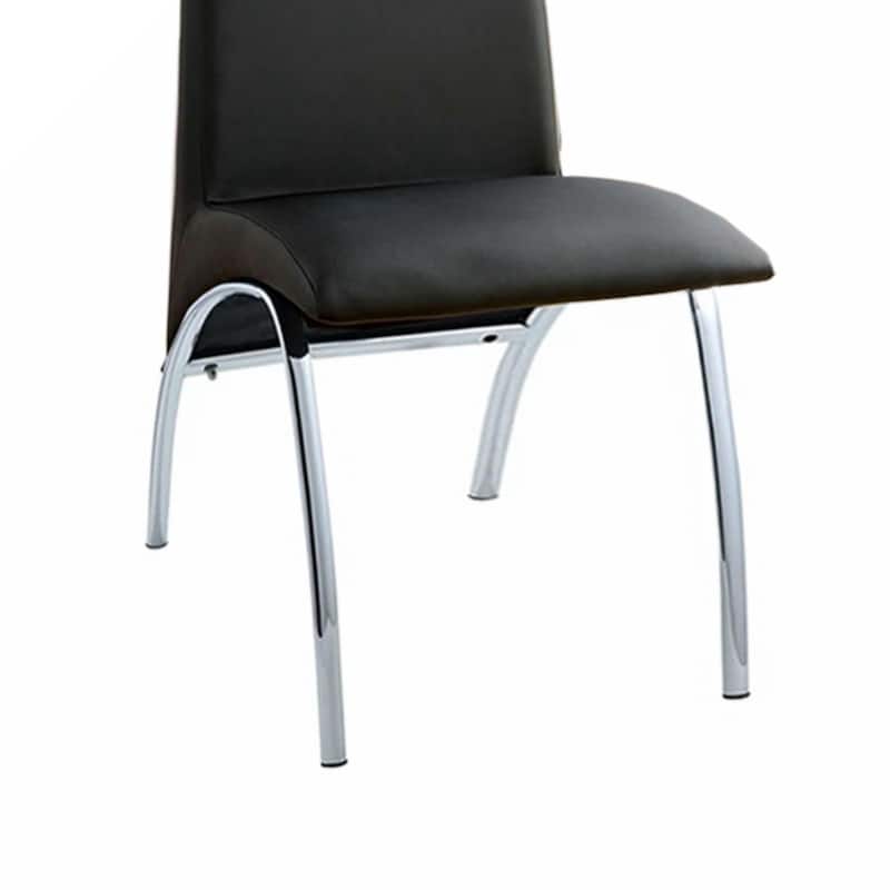 Leatherette Upholstered Side Chairs, Set of 2