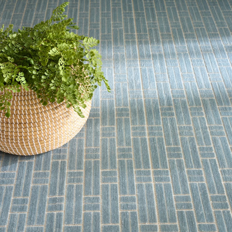 Nourison Washable Charm Indoor only Modern Geometric Area Rug