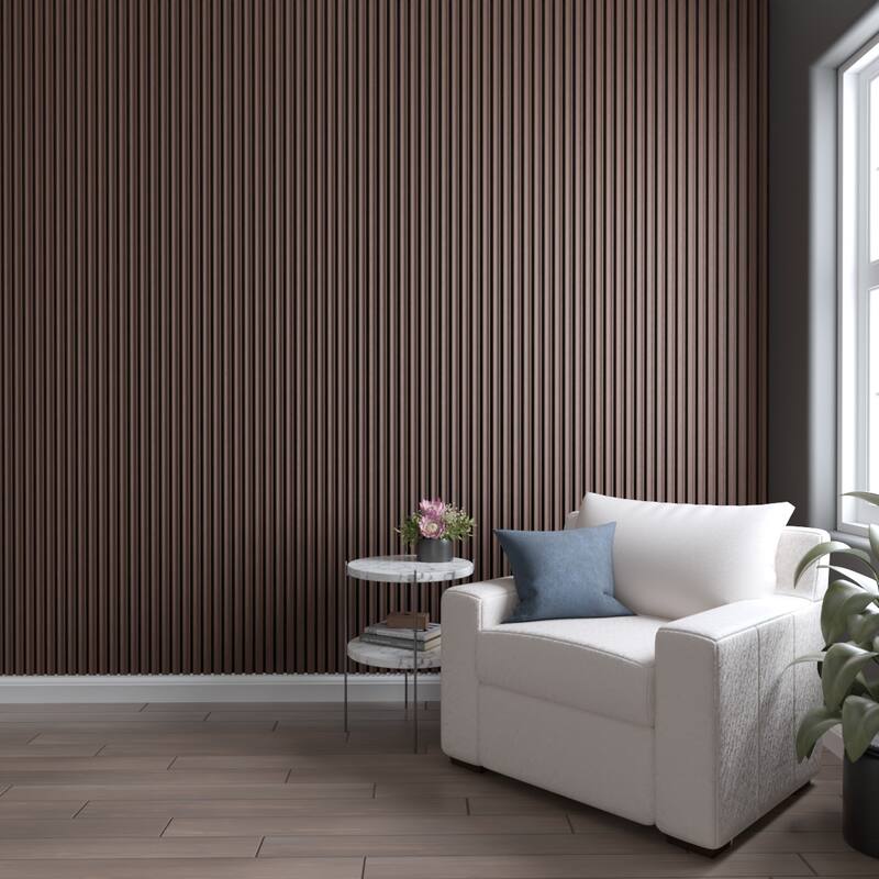 AcoustixPro Noise Cancelling Concave Small Slat Wall Panel (2 Pack)