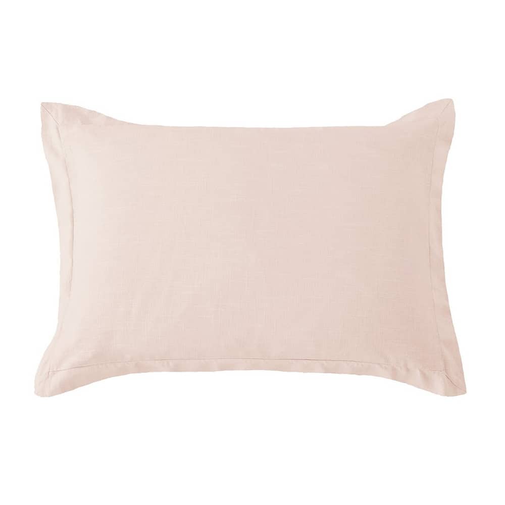 HiEnd Accents Hera Washed Linen Tailored Dutch Euro Pillow, 27"x39"