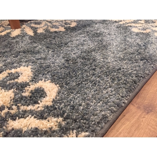 Shop Mohawk Home Bay Blue Huxley Exploded Medallions Area Rug 8 x