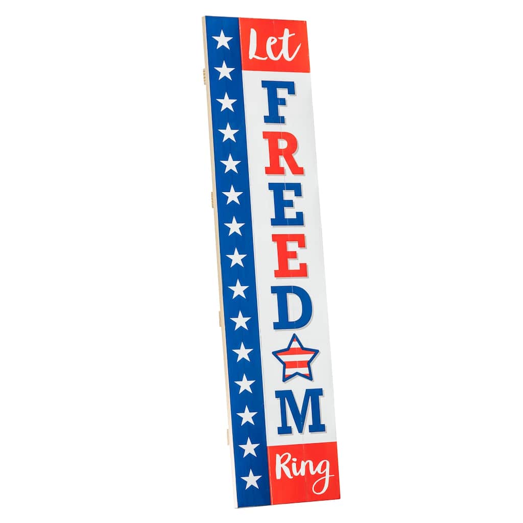 Let Freedom Ring Large Leaner, 47"