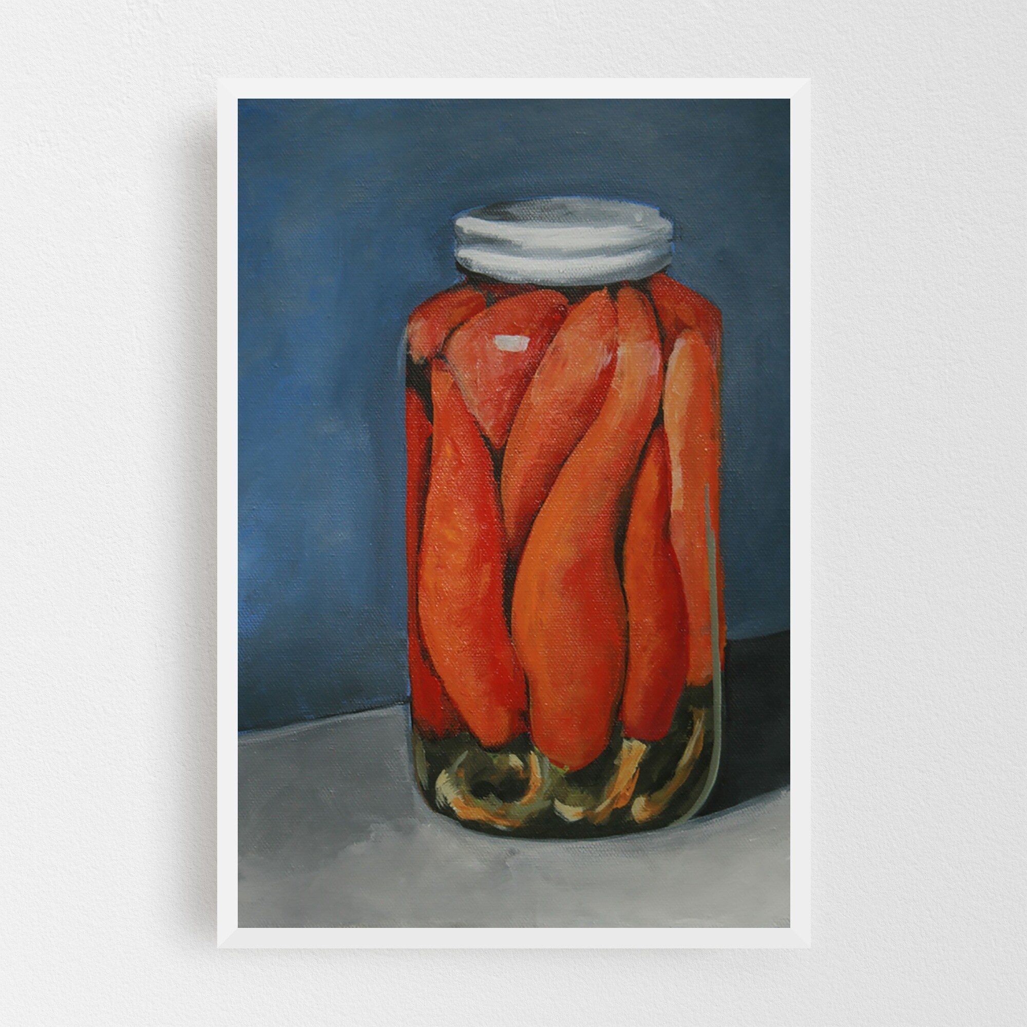 Shop Food Drink Still Life Painting Framed Wall Art Print - Overstock -  31470085