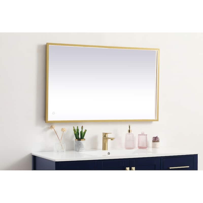 Indigo Home 24x40 inch LED mirror with adjustable color temperature