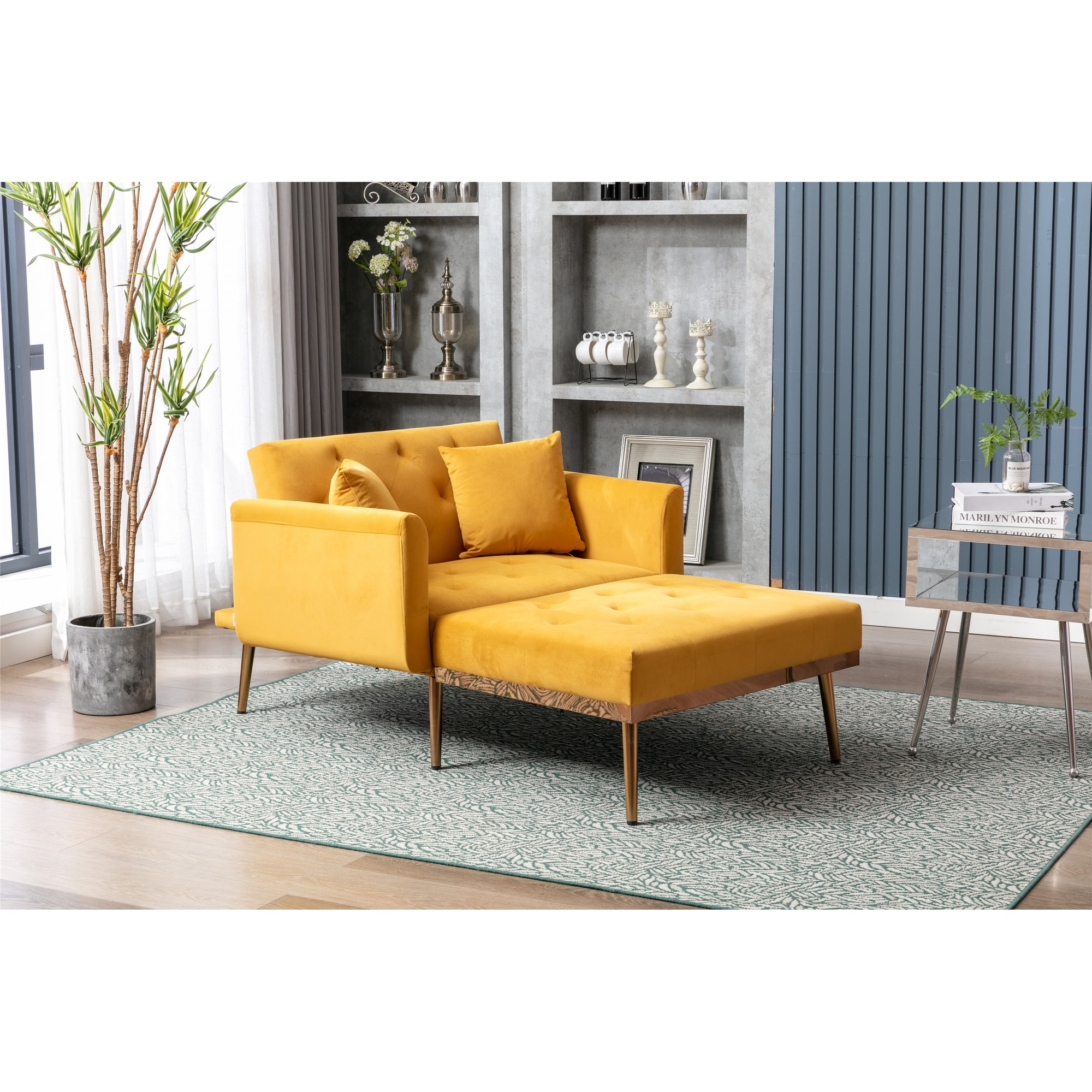 Couch with recliner best sale and chaise lounge