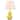 SAFAVIEH Lighting 24-inch Eva Yellow Double Gourd Glass Table Lamp - 14" x 14" x 24"