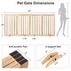 preview thumbnail 28 of 57, Wooden Freestanding Panels Pet Gate