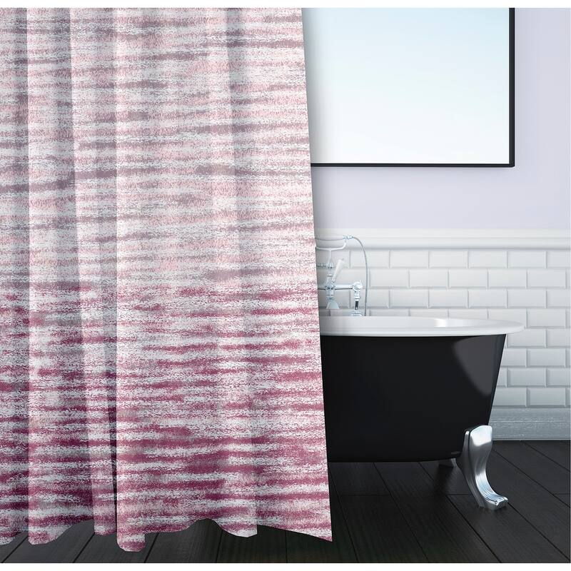 71 x 74-inch Ocean View Geometric Print Shower Curtain