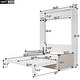 preview thumbnail 145 of 206, Queen Size Murphy Bed Cabinet Wall Bed Space-Saving Sleeping Arrangement with Sofa for Small Apartment Studio, Hide Away Bed