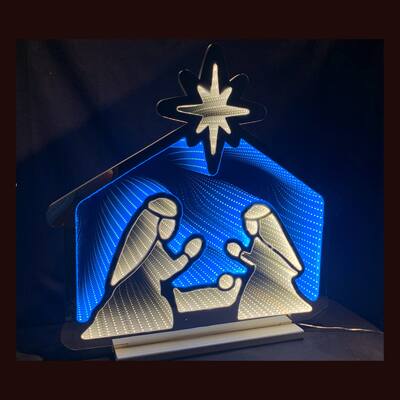 Nativity Scene Ekkolight 24.5"H - N/A