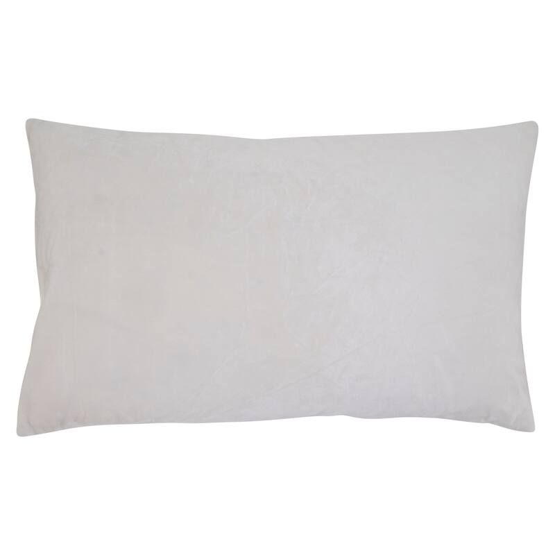 Poly-Filled Velvet Faux Fur Throw Pillow