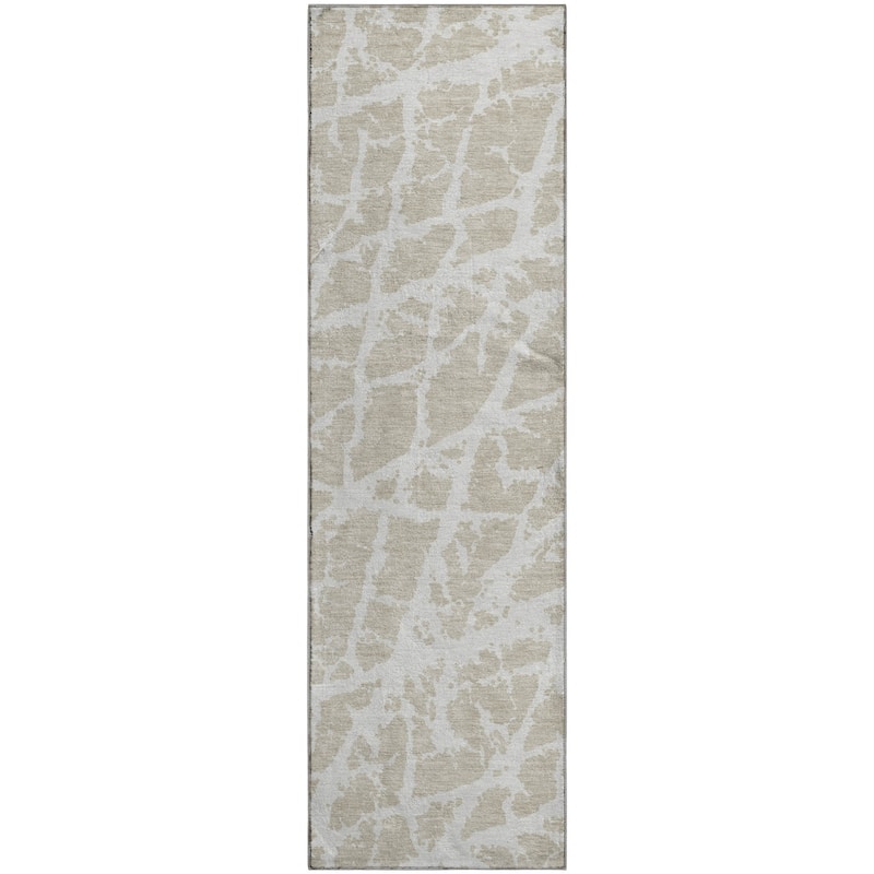 Premium Washable Super Soft Modern Crackle Mayfield Rug