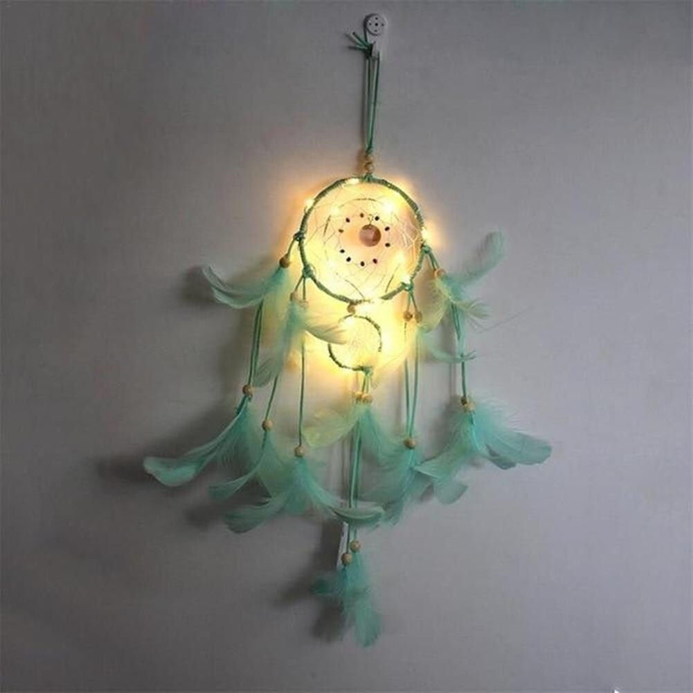 Shop Dream Catcher Led Lighting Feather Dreamcatcher Girl Room