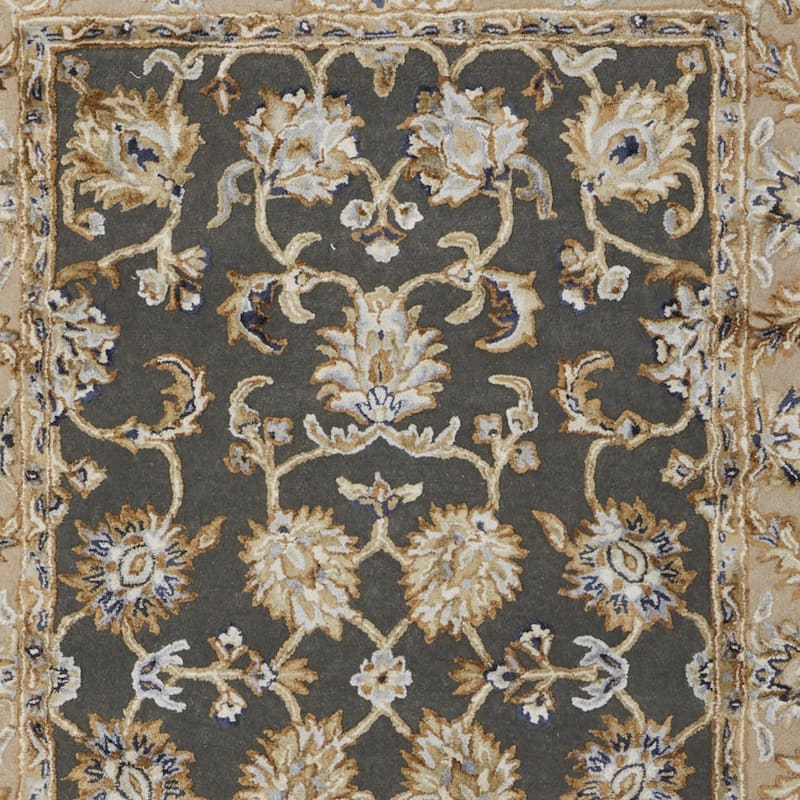 HomeRoots Floral Bohemian Rectangle Area Rug