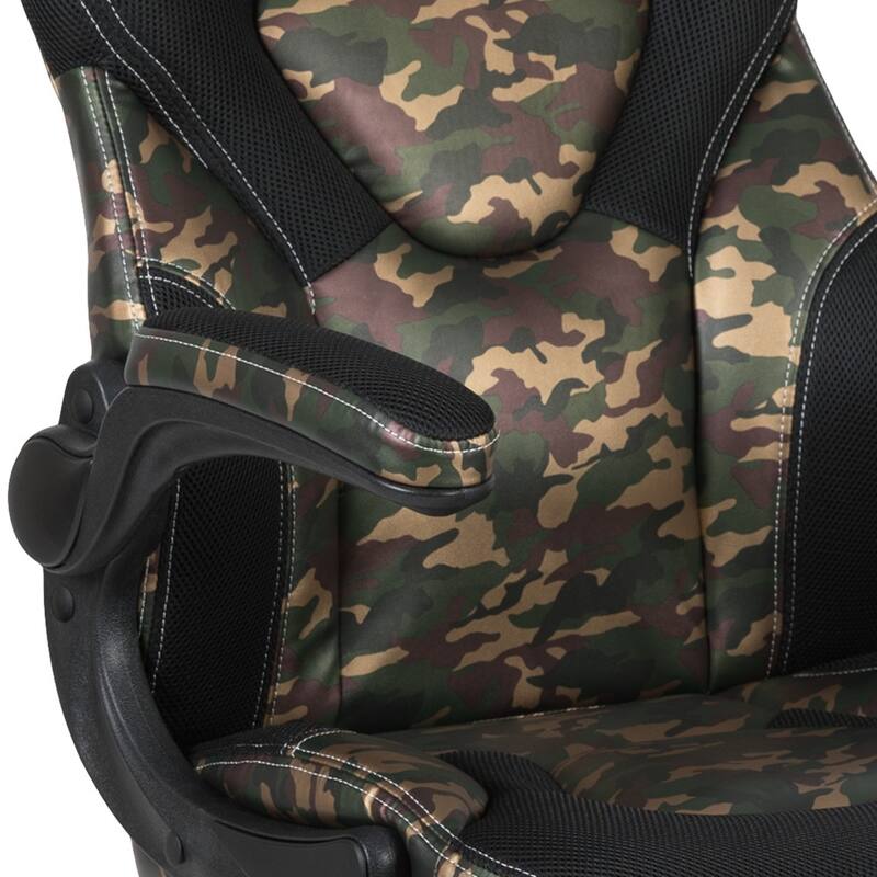 High Back Racing Style Ergonomic Gaming Chair with Flip-Up Arms