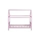 preview thumbnail 8 of 39, Twin Rubber Wood House Bed with Headboard and Footboard