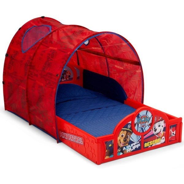 Nick Jr. PAW Patrol Sleep and Play Toddler Bed with Tent by Delta Children. Opens flyout.
