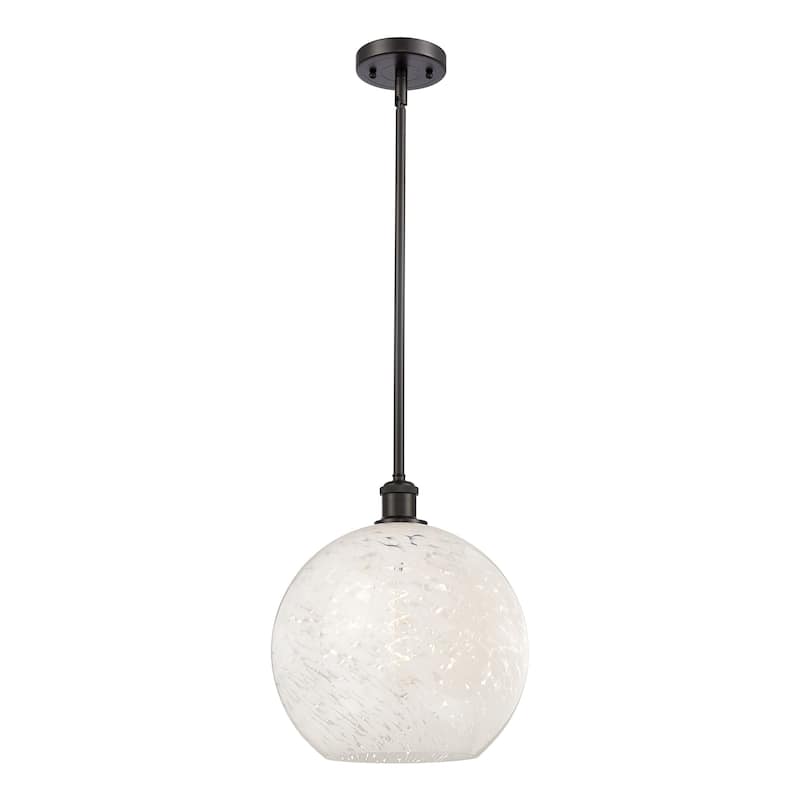 Innovations Lighting 516-1S-14-12 White Mouchette Pendant White