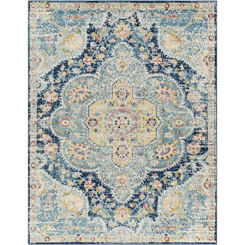 Livabliss Elaziz Updated Traditional Medallion Area Rug