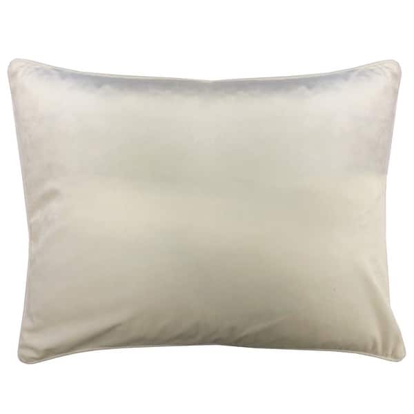 Rodeo Home Shine Elegant Damask Velvet Lumbar Pillow Cover and Insert