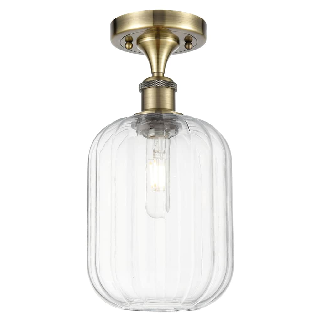 Innovations Lighting 516-1C-13-7 Preston Semi-Flush Preston 7" Wide