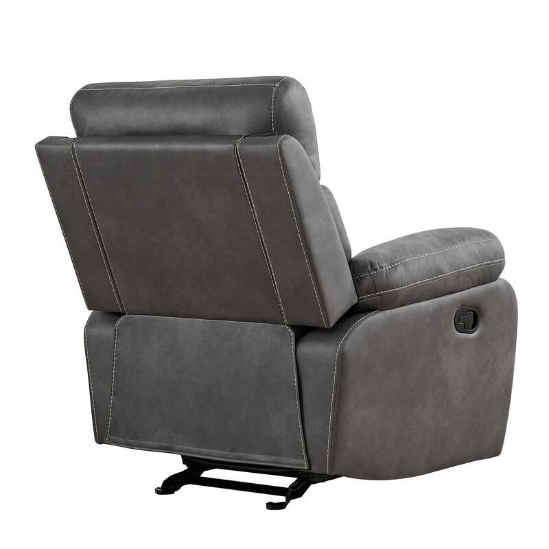 Spruce & Spring Lauren Manual Recliner Glider Rocker Chair for Living Room