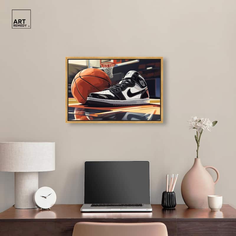 At the Court Canvas by Art Remedy