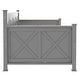 preview thumbnail 25 of 24, Twin Size Wooden Modern and Rustic Casual Style Daybed with 2 Large Drawers,Bed W/X Frame Design,for Apartment, Bedroom