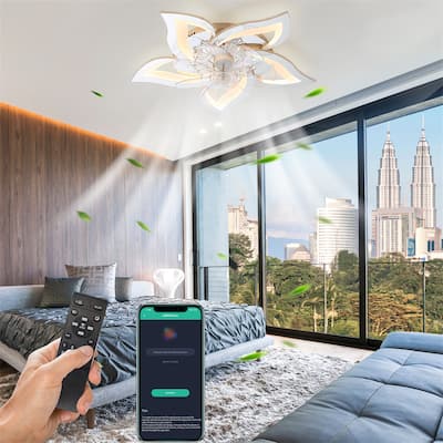 Ceiling Fan with Lights Remote Control Dimmable LED