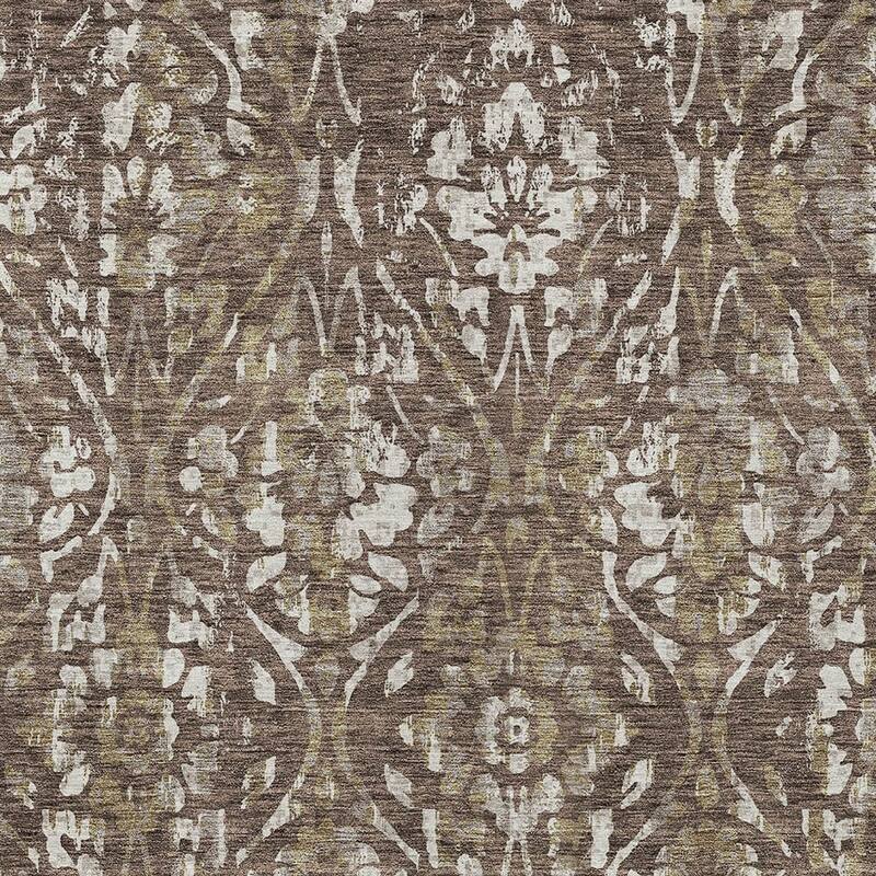 HomeRoots Floral Transitional Rectangle Outdoor Rug