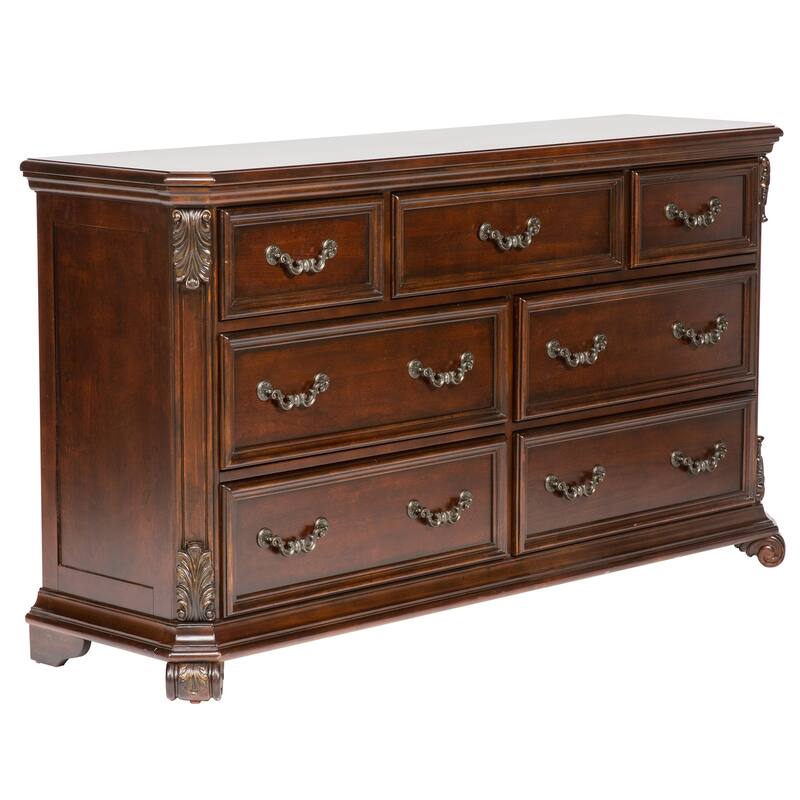 Messina Estates Cognac Dresser & Mirror