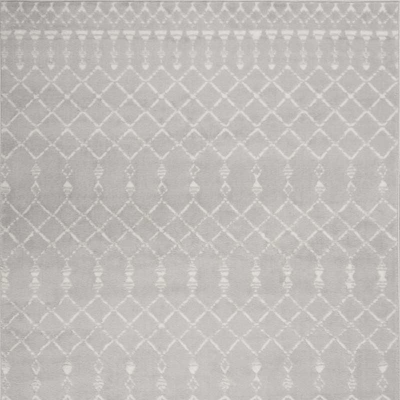Power Loomed Geometric Modern Stain Resistant Area Rug