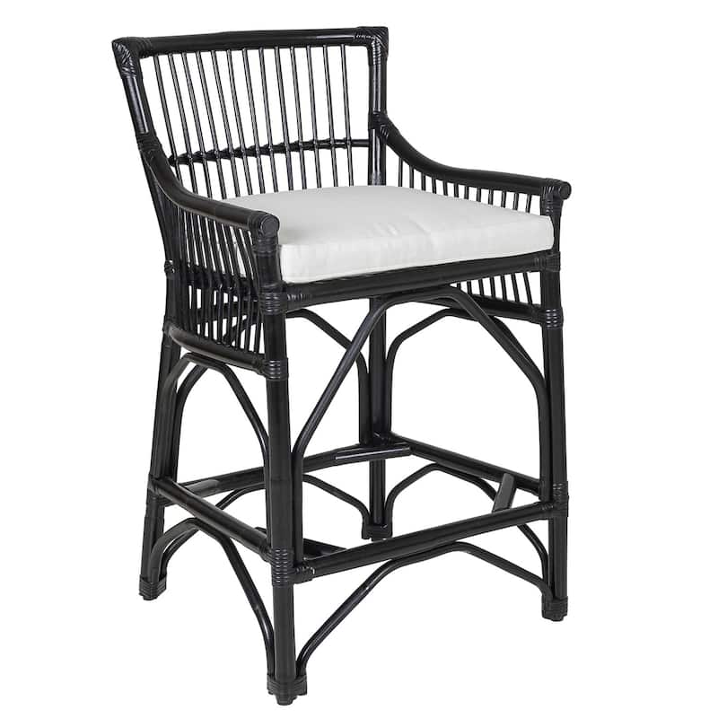 Rylan Rattan Counter Stool by East at Main