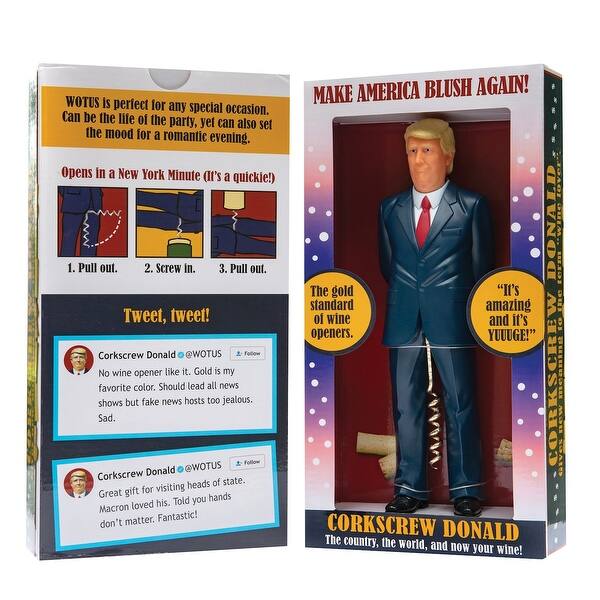 Shop Handy Products Donald Trump Corkscrew Novelty Wine Bottle