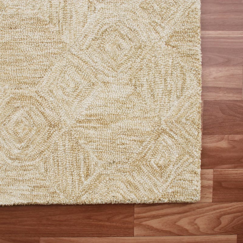 Sevita Geometric Hand-Tufted Wool Area Rug