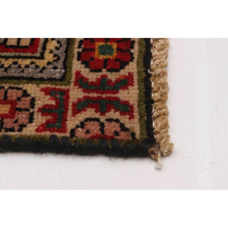 ECARPETGALLERY Hand-knotted Kayseri Vintage Red Wool Rug - 3'1 x 12'2