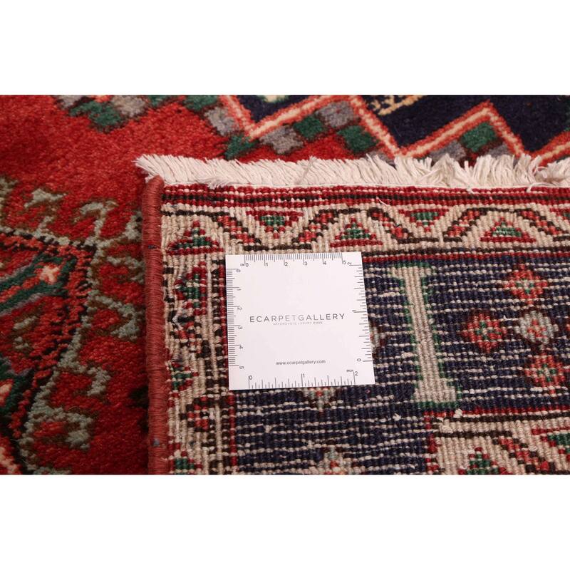 ECARPETGALLERY Hand-knotted Konya Anatolian Red Wool Rug - 3'7 x 14'9