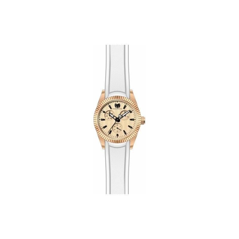 Technomarine Women's TM-724004 Sea Quartz Chronograph Rose Gold Dial Watch - Rose Gold