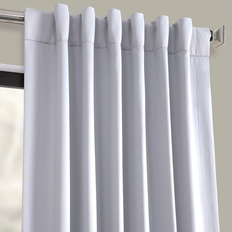 Exclusive Fabrics Room Darkening 120-inch Curtain Panel Pair (2 Panels)