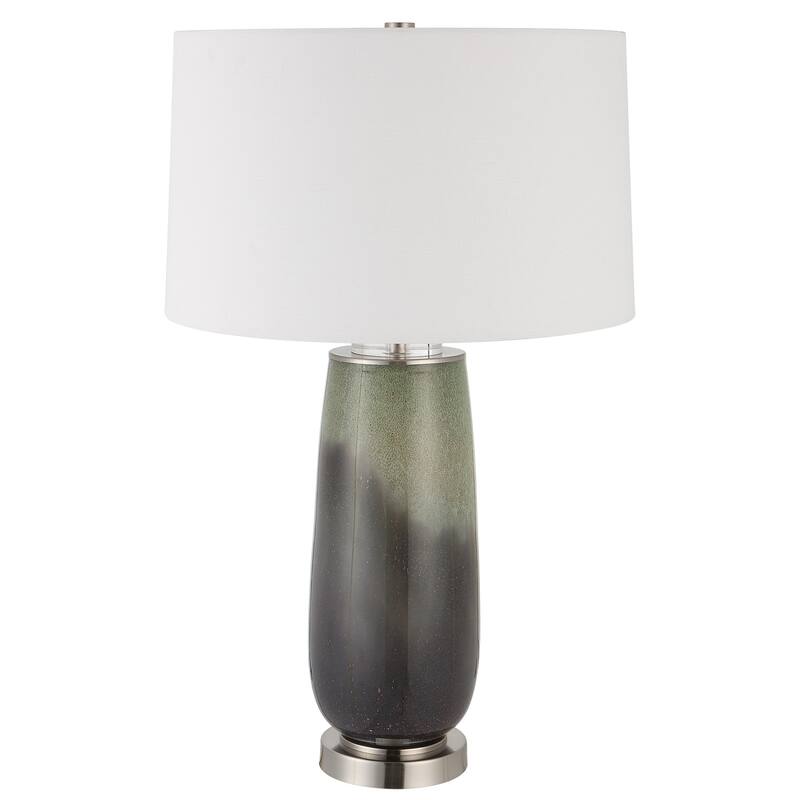 Speckled Ombre Glass Base Table Lamp - 28"