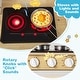 preview thumbnail 4 of 6, Wooden Kitchen Toy Set with Stove, Sink and Cooking Accessories - 24" x 12" x 33"