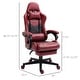 preview thumbnail 21 of 25, Vinsetto Gaming Chair Racing Style Office Ergonomic Chair Adjustable Height Swivel Recliner High Back PC Computer Desk Chair