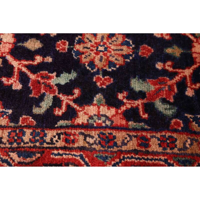 ECARPETGALLERY Hand-knotted Anadol Dark Navy Wool Rug - 3'0 x 9'0