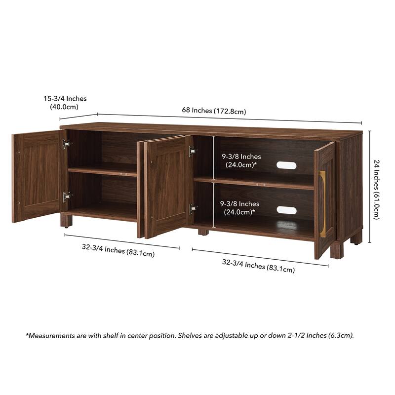 Chabot Rectangular TV Stand for TV's up to 75"