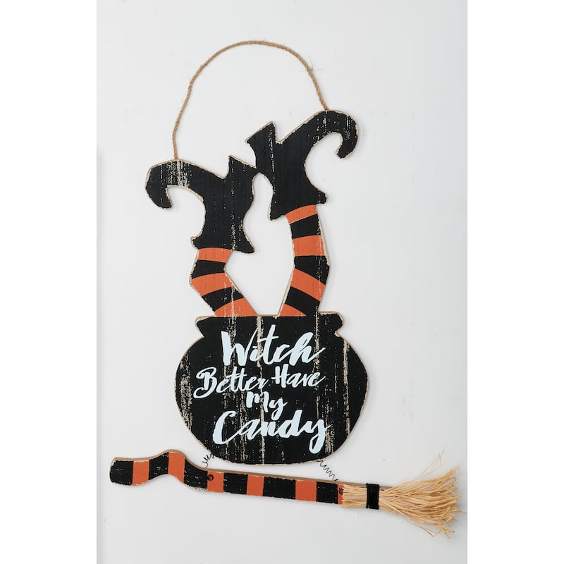 22" Witch Better Have my Candy Wooden Sign