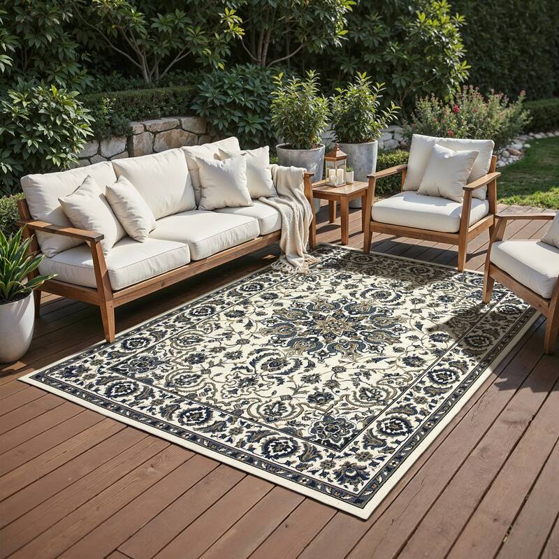 Style Haven Marianna Medallion Indoor Outdoor Area Rug