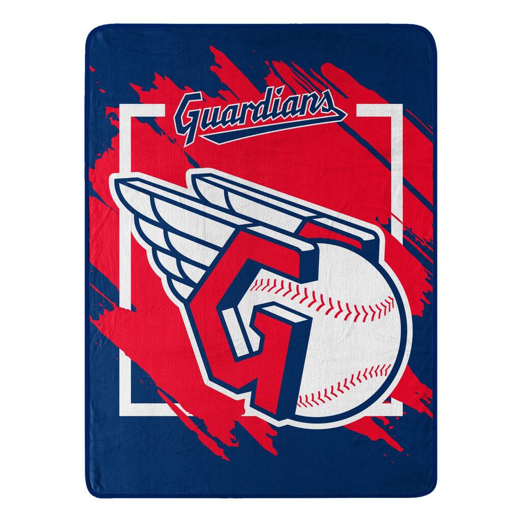 MLB 059 Dimensional- Guardians Micro Raschel Throw